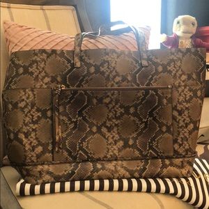 Henri Bendel Snake Print Tote
